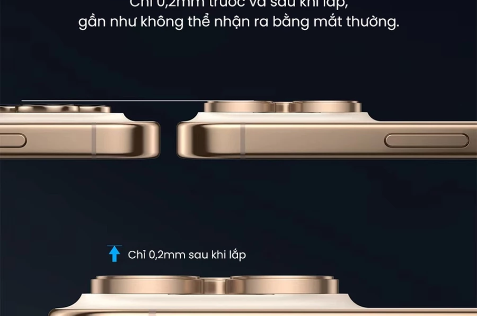 Cường Lực Camera Iphone 18 Pro Max - Nhiều Màu (Note màu vào ghi chú)