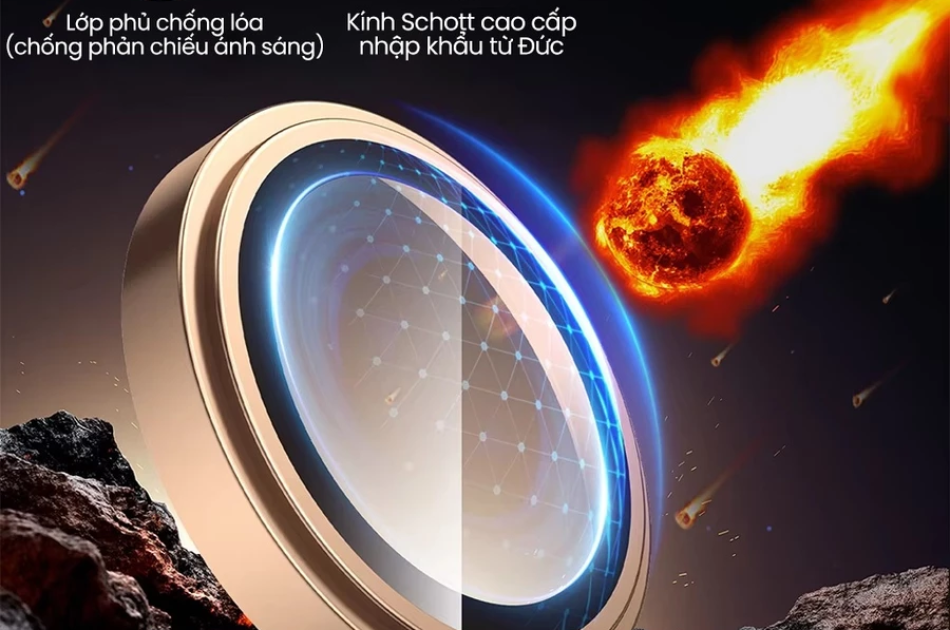 Cường Lực Camera Iphone 18 Pro Max - Nhiều Màu (Note màu vào ghi chú)