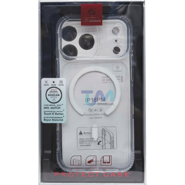 Ốp Lưng Iphone 18 Pro Max - Trong Suốt Có Magsafe
