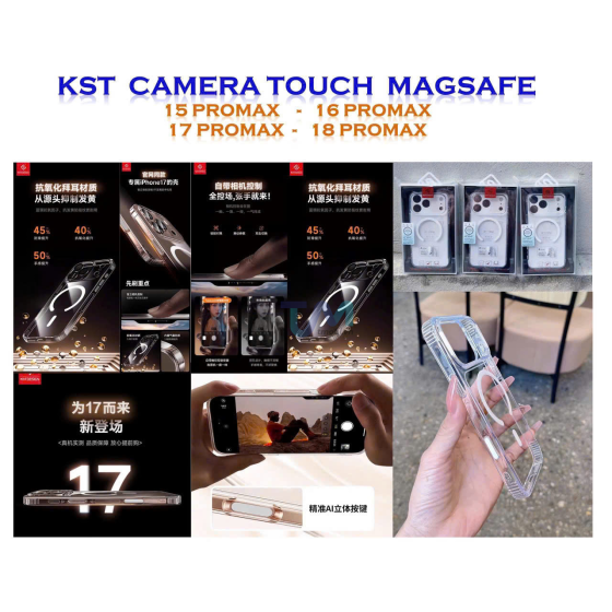 Ốp Lưng Iphone 18 Pro Max - Trong Suốt Có Magsafe