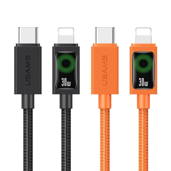 Cáp sạc nhanh usam SJ774 30W TYPE C TO LIGHTNING