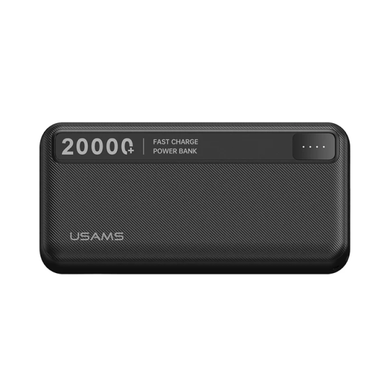 Pin sạc dự phòng usams CD264 PB89 a+c dual-port 20000MAH đen