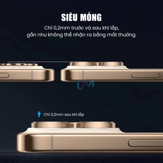 Cường Lực Camera Iphone 18 Pro Max - Nhiều Màu (Note màu vào ghi chú)