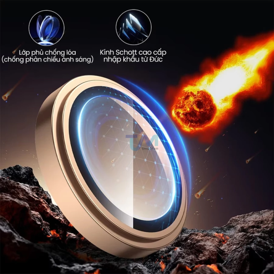 Cường Lực Camera Iphone 18 Pro Max - Nhiều Màu (Note màu vào ghi chú)