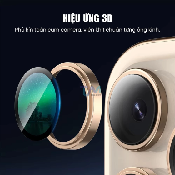 Cường Lực Camera Iphone 18 Pro Max - Nhiều Màu (Note màu vào ghi chú)